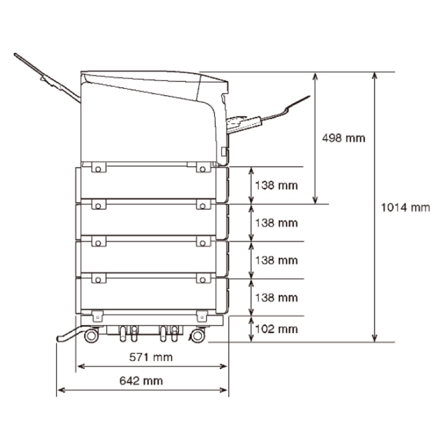 Okidata Printers:  The Okidata C844dnw Printer